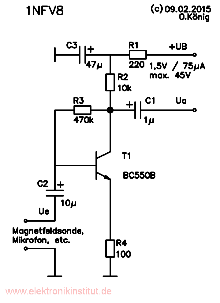 Mikrofonvorverst&auml;rker 1NFV8
